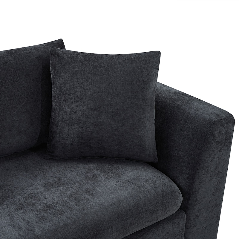 Sectional Sofa 93.7 Inch L-shaped Sofa Upholstered Sofa Couch