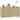 HOMCOM Fluted Dresser for Bedroom with 6 Drawers, 54" Wide Chest of Drawers with Gold Finger Pulls and 5 Wood Legs
