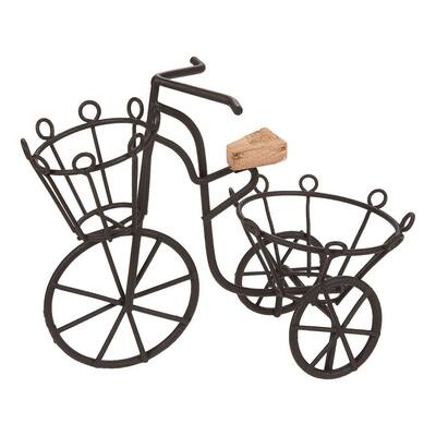 Miniature Plant Iron Bicycle Stand Holder for Garden Decor, Indoor, Outdoor