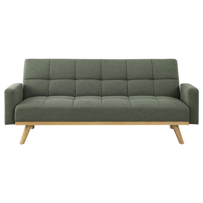 Kourtney Upholstered Tufted Convertible Sofa Bed