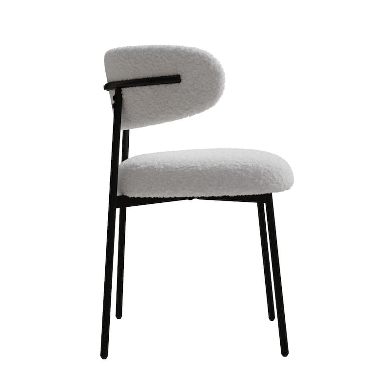 Parsons Chair Velvet Dining Chairs Set of 2, Modern Dining Chairs with Metal Legs, Side Chair Upholstered Chair