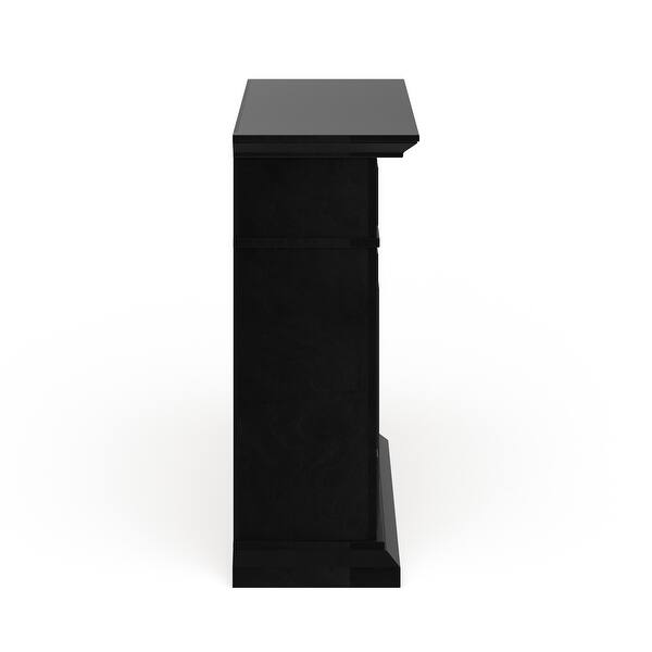 Shop Kerns Black And Red Faux Brick Infrared Electric Media