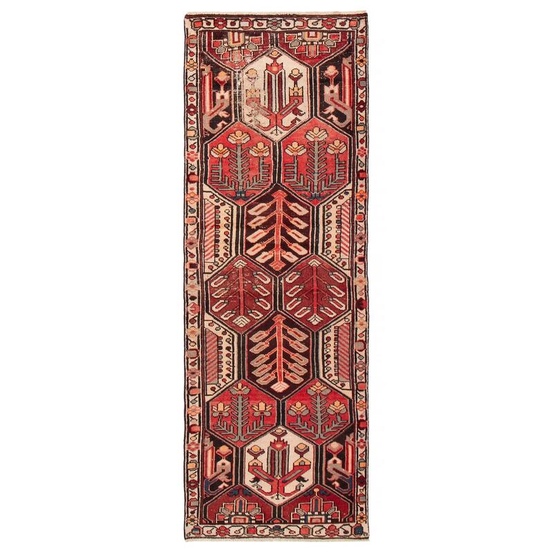 ECARPETGALLERY Hand-knotted Konya Anatolian Red Wool Rug - 3'3 x 9'7 - Red - 3'3 x 9'7