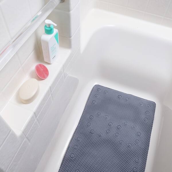 ConTact Brand Alloy Rubber Grip Bath Mat, 36'' x 17'' (Pack of 4