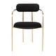 preview thumbnail 15 of 39, Silver Orchid Gregor Glam Velvet Chair (Set of 2) - N/A Black