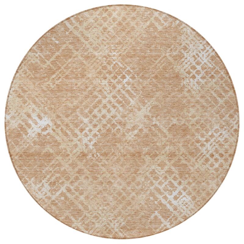 HomeRoots Geometric Transitional Rectangle Outdoor Rug