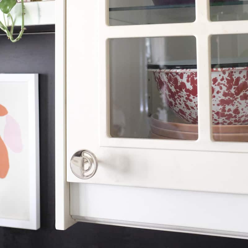 Hapny Home H22 Horizon 1-1/2" Round Modern Luxury Designer See Through