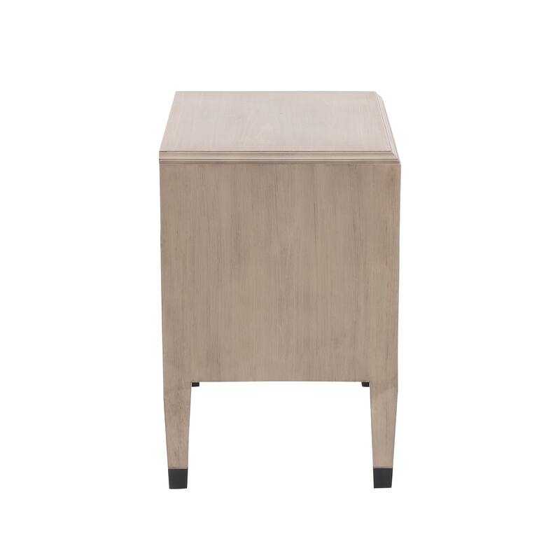 Christopher Knight Home - Classic Modern Classic 2-Drawer Nightstand with Smooth Glide Drawers