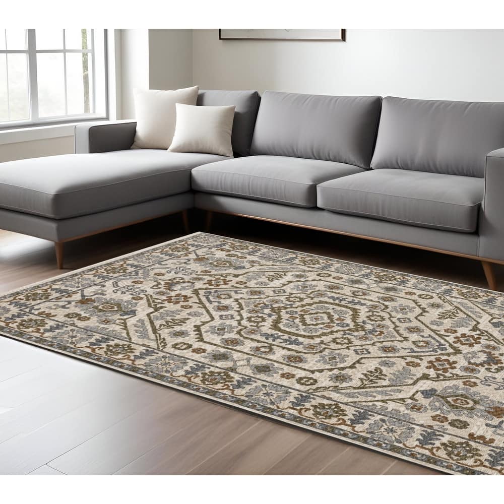 HomeRootsFloral Traditional Runner Area Rug
