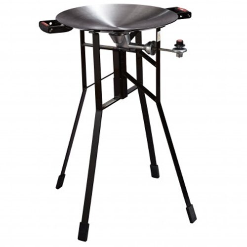 Firedisc Shallow 36 Black Tall Portable Cooker w/ 3 Zone Surface Temperatures