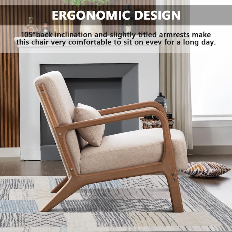 Aston Modern Solid wood Accent Chair for Living Room