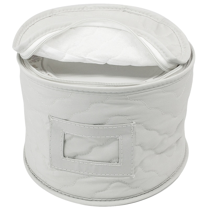 Dinnerware Storage 5-Piece Set for Protecting or Transporting Dinnerware — Service for 12 (Beige)