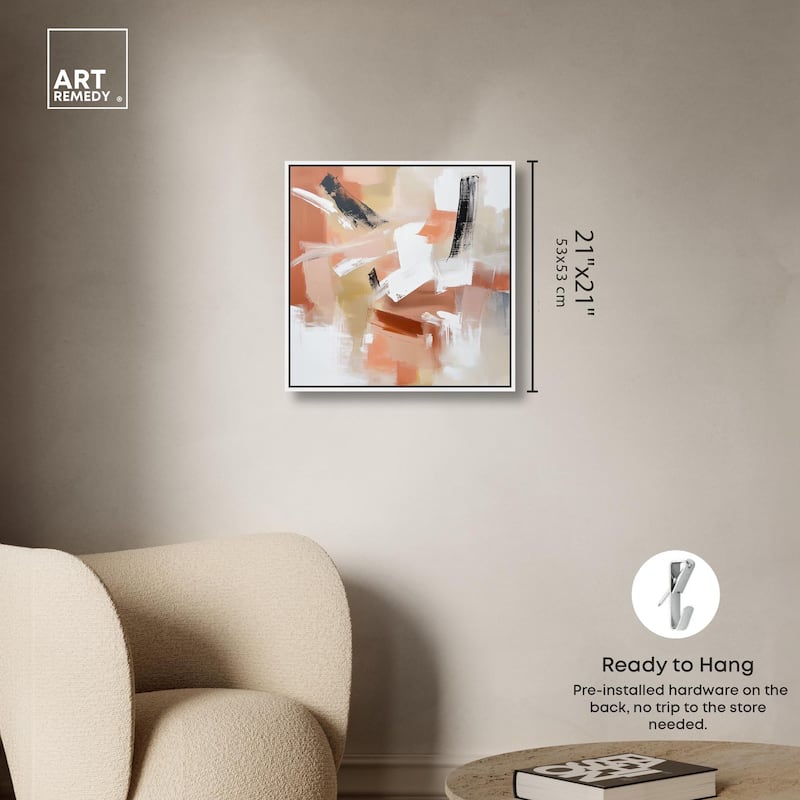 Rose and Rust III Canvas by Art Remedy