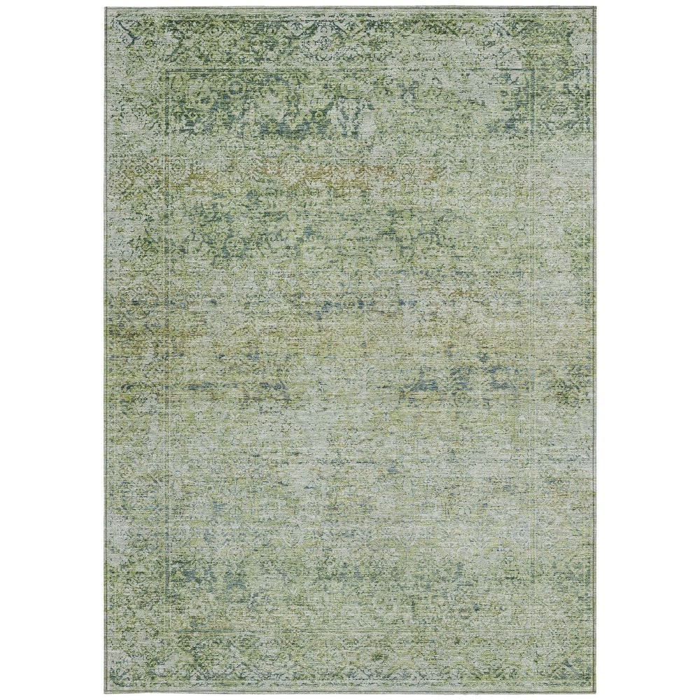 HomeRoots Abstract Traditional Rectangle Outdoor Rug