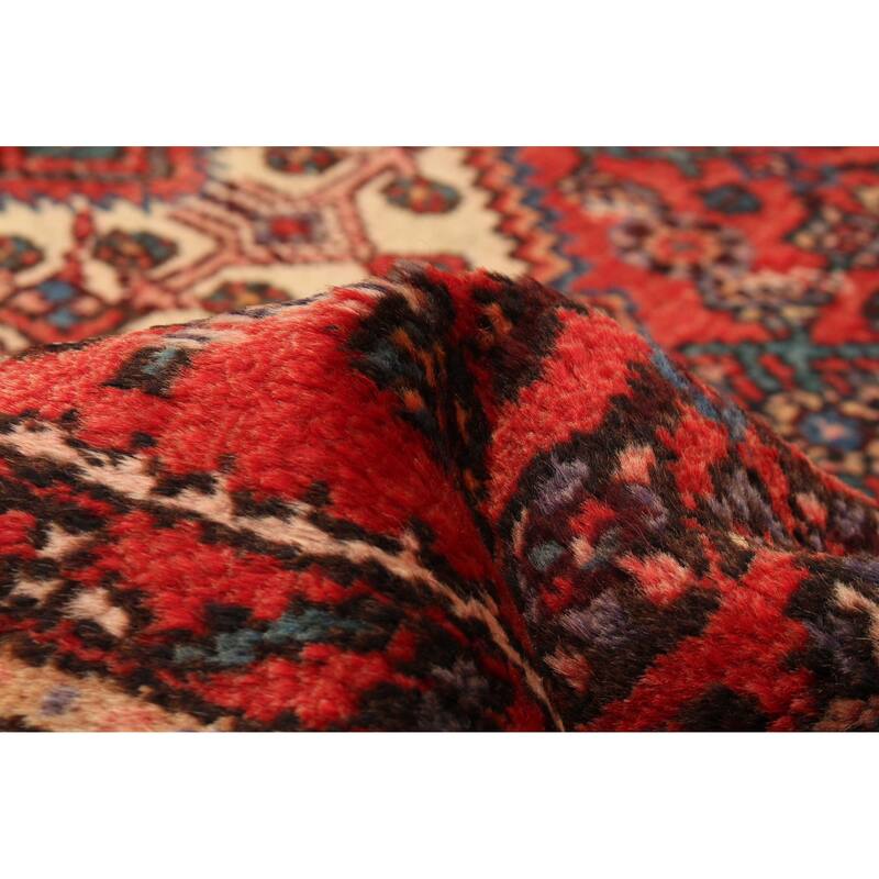 ECARPETGALLERY Hand-knotted Andelz Red Wool Rug - 4'4 x 7'4