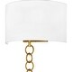 preview thumbnail 5 of 6, Baynes 2-Light Brushed Gold Wall Sconce