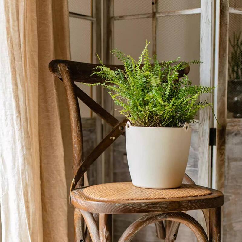 RusticReach Modern Resin Hanging Planter for Artificial Plants