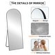 preview thumbnail 43 of 42, 64"x21" Full Length Floor Mirror with Stand Aluminum Alloy Frame,Wall-Mounted Mirror
