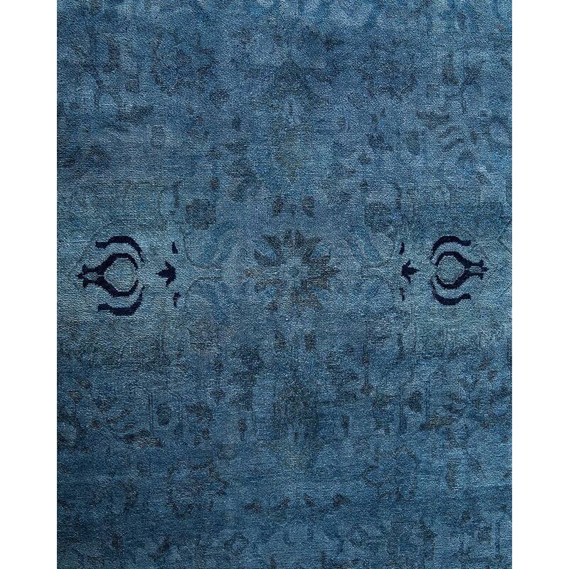 Vibrance, One-of-a-Kind Hand-Knotted Area Rug - Gray, 8' 10" x 12' 1" - 8' 10" x 12' 1"