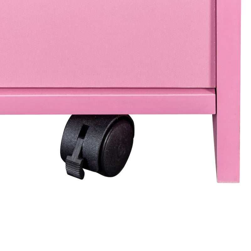 GDFStudio - Nai Modern Beauty Salon Storage Cabinet and Storage Drawers