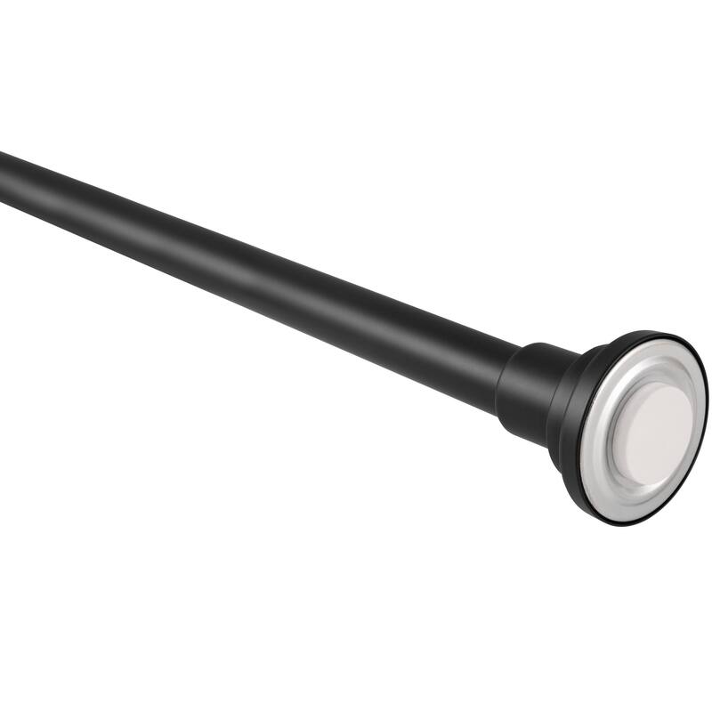 Design House 560904 Polished Chrome Classic Adjustable 42 to 72-inch Shower Rod