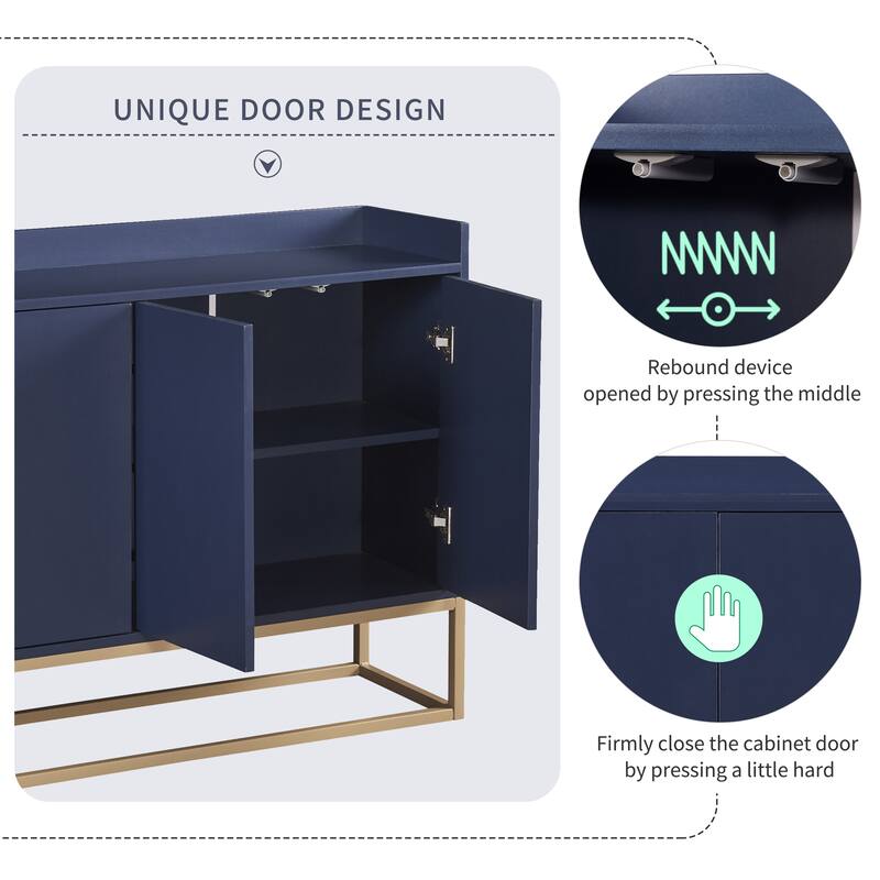 Kitchen Buffet Sideboard Coffee Bar Cabinet Accent Storage Cabinet Server Table