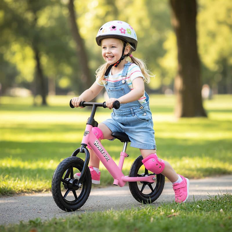 Honeyjoy 11” Lightweight Toddler Balance Bike, Tool-Free Adjustable - See Details