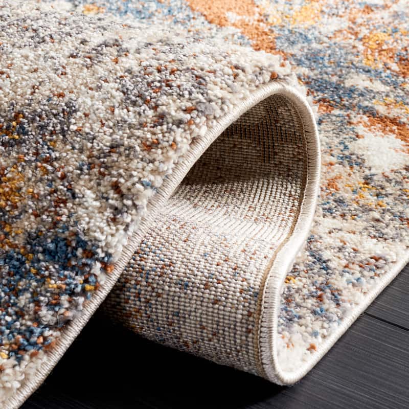 SAFAVIEH Cyrus Shag Dilber Modern Abstract Rug