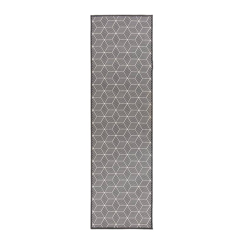Contemporary Geometric Cubes Indoor/Outdoor Area Rug