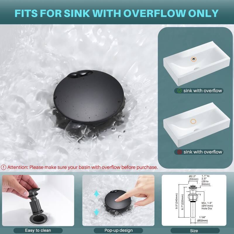 WOWOW 8 in. Widespread Double Handle Bathroom Faucet with Pop-Up Drain