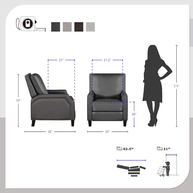 Beckett Push Back Reclining Chair