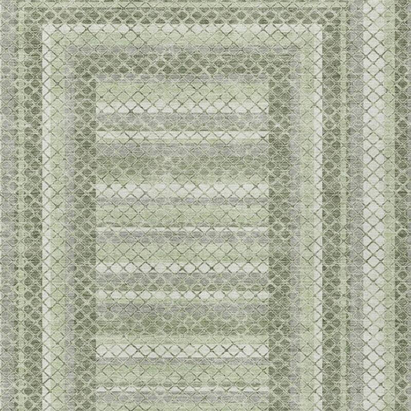 HomeRoots Geometric Transitional Rectangle Outdoor Rug
