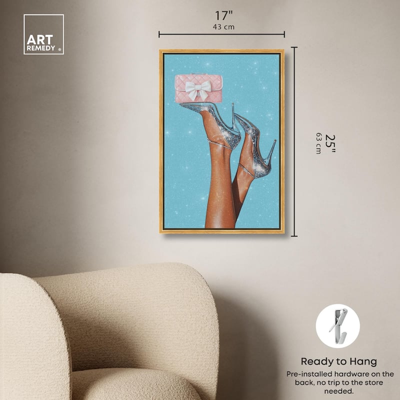 Clutch Purse on Display Canvas by Art Remedy