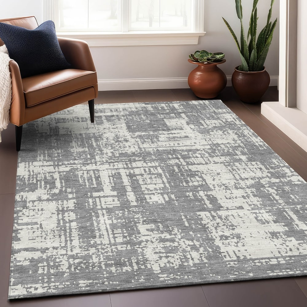 Premium Washable Super Soft Abstract Pixel Mayfield Rug