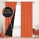 preview thumbnail 116 of 117, Deconovo 100% Full Blackout Double-Layer Rod Pocket Curtains (2 Panels)