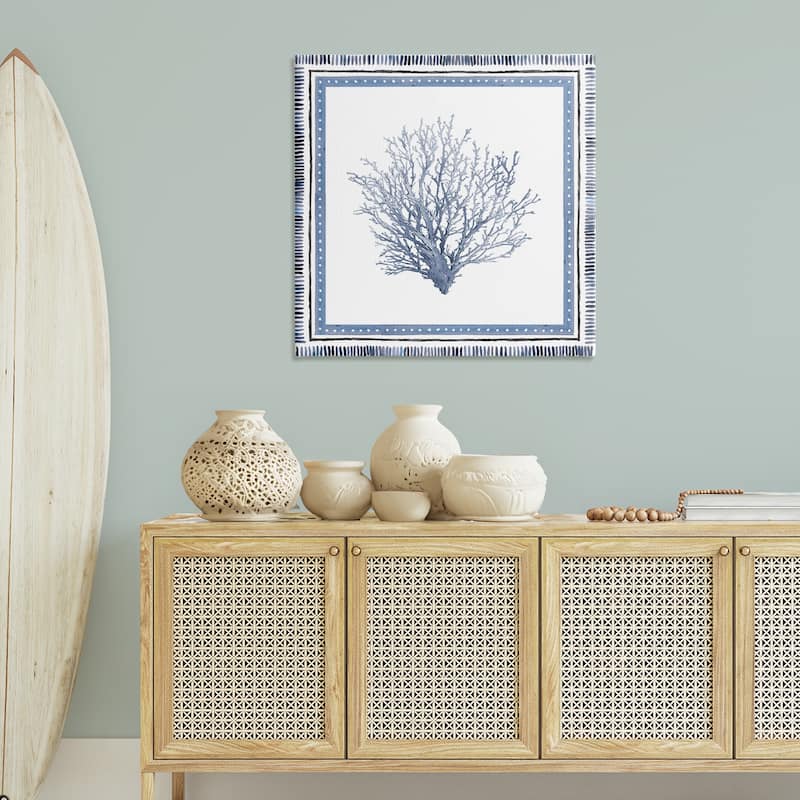 Stupell Nautical Branch of Coral Canvas Wall Art Design By Lanie Loreth