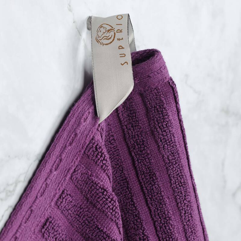 Superior Ribbed Cotton Absorbent Heavyweight Bath Towel Set