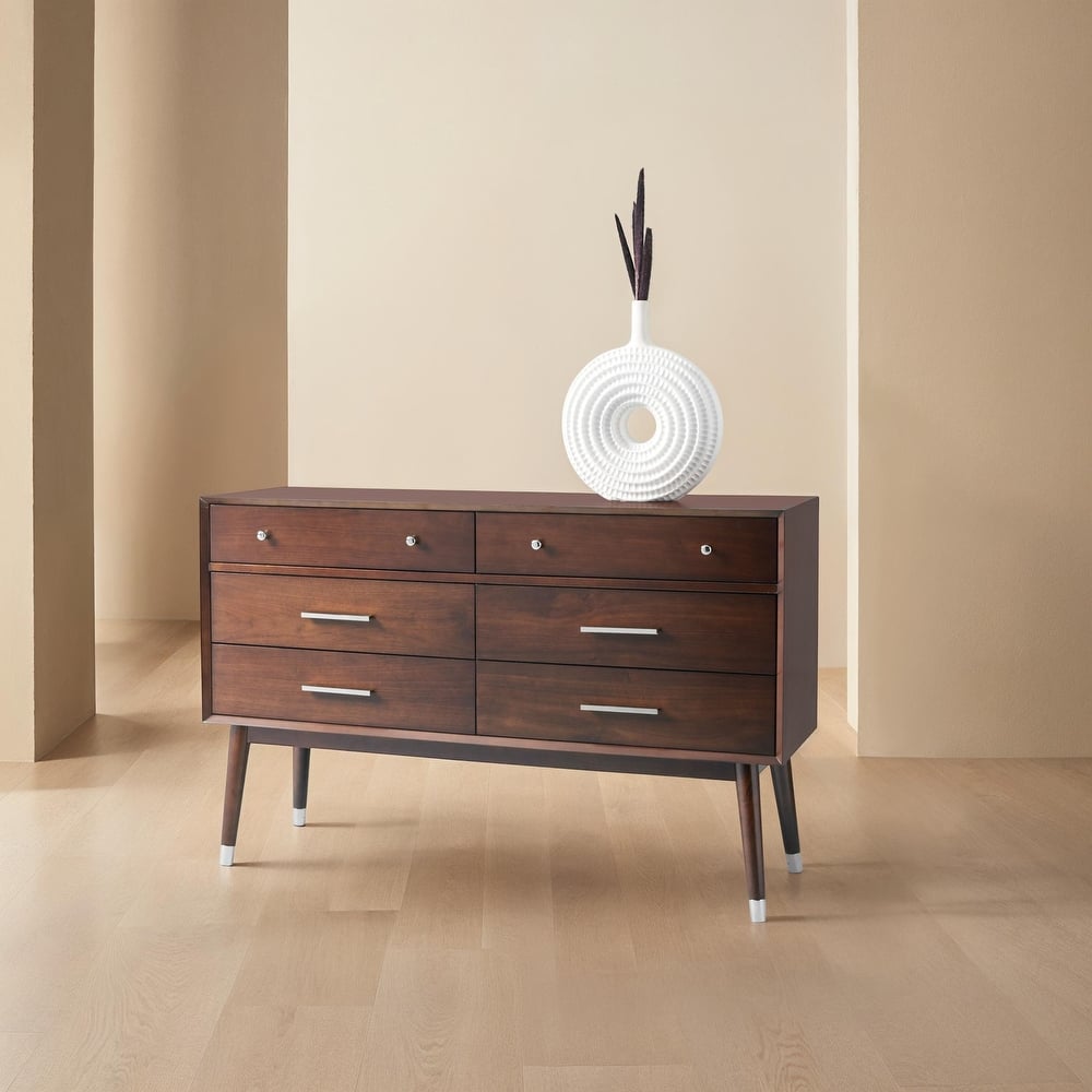 SAFAVIEH Couture Zack 6-Drawer Wood Dresser