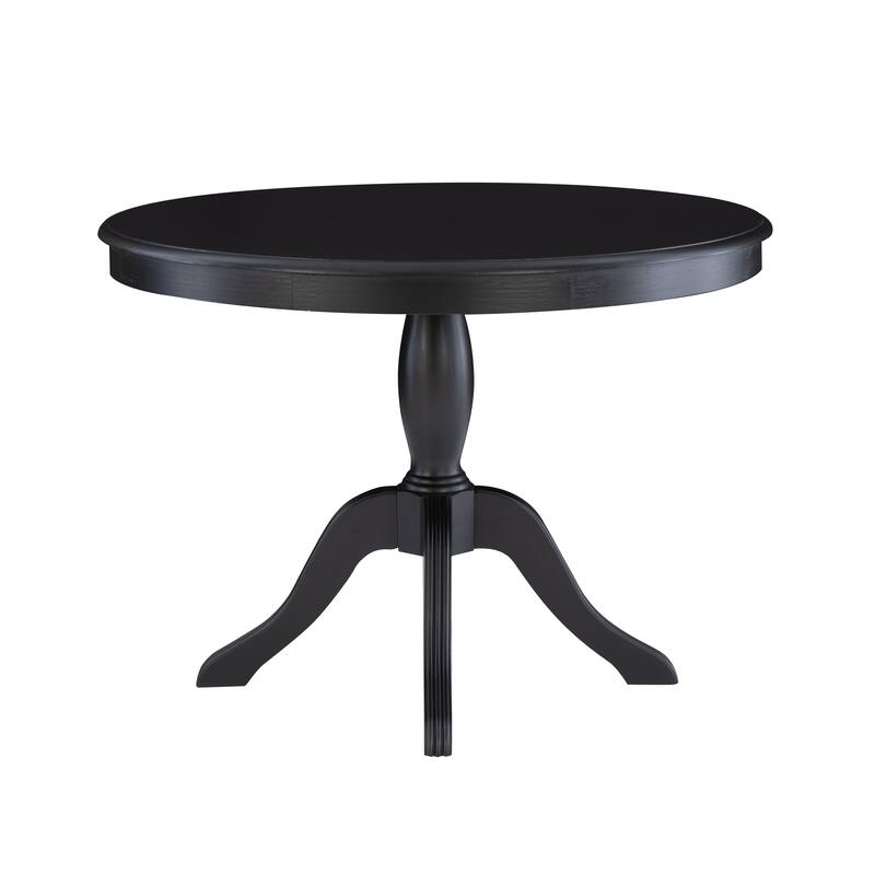 Josie Black Wooden 3-Piece Nook & Table Set