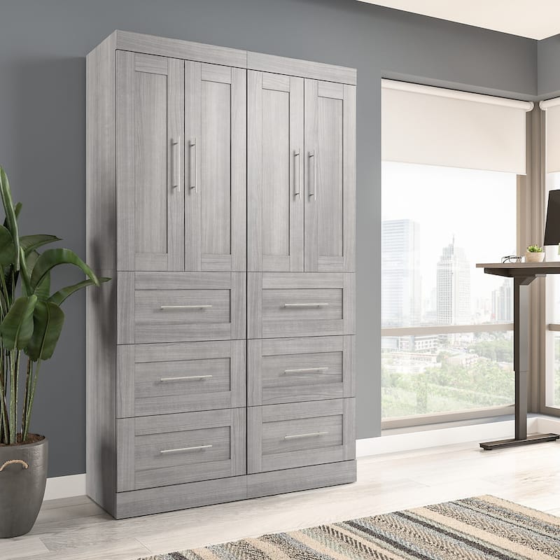 Pur 50W Closet Organization System with Drawers by Bestar