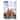 Russian Tower Print Foldable Canvas Screen with 3 Panels, Multicolor