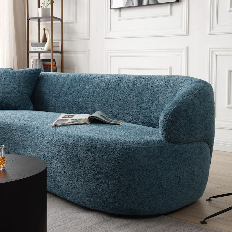 3-Seater Modern Contemporary Upholstered Fabric Sofa for Living Room