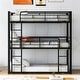 preview thumbnail 8 of 22, Metal Triple Bunk Bed, Black
