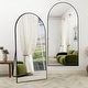 preview thumbnail 67 of 74, Modern Arched Full Length Aluminum Alloy Floor Mirror Standing Mirror