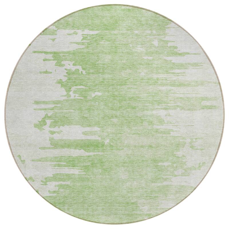Machine Washable Indoor/ Outdoor Chantille Abstract Ombre Rug