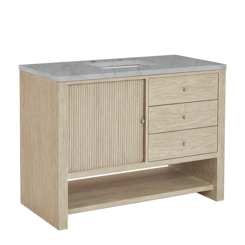 James Martin Vanities D404-V48-3VSL Marigot 48" Single Basin Wood