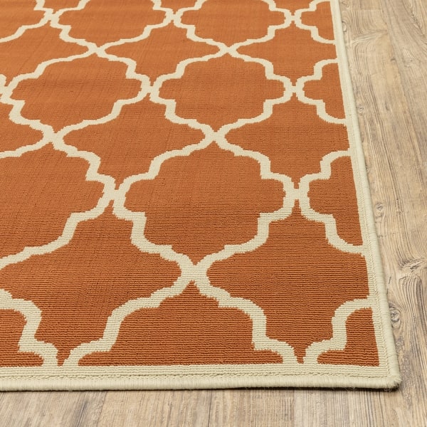 Carson Carrington Vasby Indoor Outdoor Lattice Rug On Sale Overstock 21247715