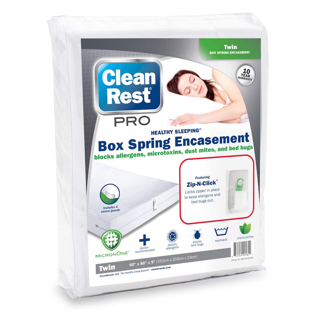 CleanRest Pro Zippered Box Spring Encasement