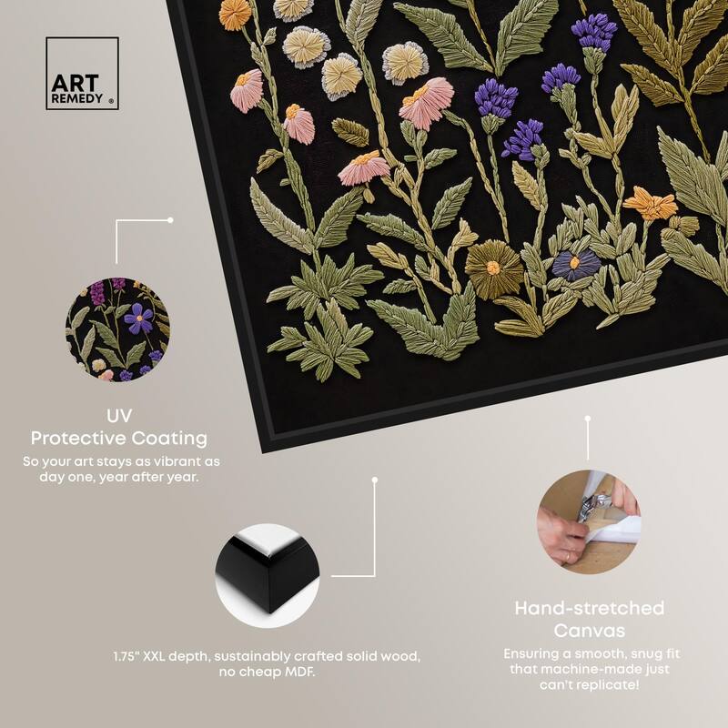 Fiber Flora on Fathomless Canvas by Art Remedy