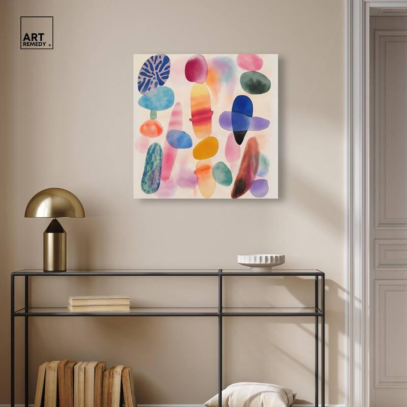Dissolving Hues Canvas by Art Remedy, Gallery Wrapped